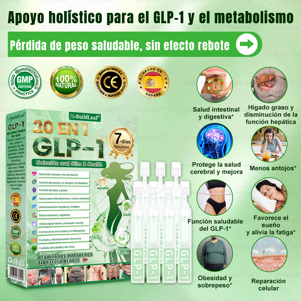 𝐓𝐢𝐞𝐧𝐝𝐚 𝐎𝐟𝐢𝐜𝐢𝐚𝐥 | 𝗕𝘂𝗶𝗹𝗱𝗹𝗲𝗮𝗳® 🍒 𝐆𝐋𝐏-𝟏 𝐒𝐨𝐥𝐮𝐜𝐢ó𝐧 𝐎𝐫𝐚𝐥 𝟐𝟎-𝐞𝐧-𝟏 (𝟏 𝐝𝐨𝐬𝐢𝐬 𝐚𝐥 𝐝í𝐚, 𝐜𝐚𝐦𝐛𝐢𝐨𝐬 𝐯𝐢𝐬𝐢𝐛𝐥𝐞𝐬 𝐞𝐧 𝟕 𝐝í𝐚𝐬) ✅ 𝐏𝐮𝐞𝐝𝐞 𝐚𝐲𝐮𝐝𝐚𝐫 𝐜𝐨𝐧 𝐨𝐛𝐞𝐬𝐢𝐝𝐚𝐝, 𝐬𝐚𝐥𝐮𝐝 𝐜𝐚𝐫𝐝𝐢𝐨𝐯𝐚𝐬𝐜𝐮𝐥𝐚𝐫, 𝐜𝐨𝐧𝐭𝐫𝐨𝐥 𝐝𝐞 𝐥𝐚 𝐝𝐢𝐚𝐛𝐞𝐭𝐞𝐬, 𝐚𝐩𝐧𝐞𝐚 𝐝𝐞𝐥 𝐬𝐮𝐞ñ𝐨, 𝐬𝐚𝐥𝐮𝐝 𝐚𝐫𝐭𝐢𝐜𝐮𝐥𝐚𝐫 𝐲 𝐦á𝐬